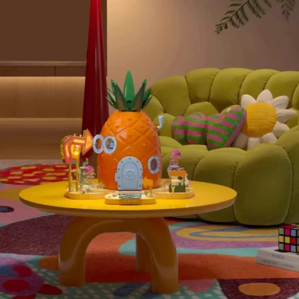 Zestaw Klocki Sponge Bob Dom Ananas 1999szt