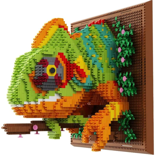 Zestaw Klocki 3D na Ścianę Kameleon ART 2688szt