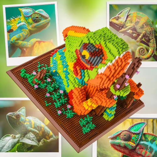 Zestaw Klocki 3D na Ścianę Kameleon ART 2688szt