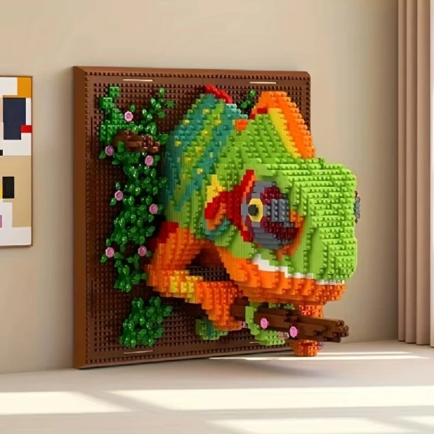 Zestaw Klocki 3D na Ścianę Kameleon ART 2688szt