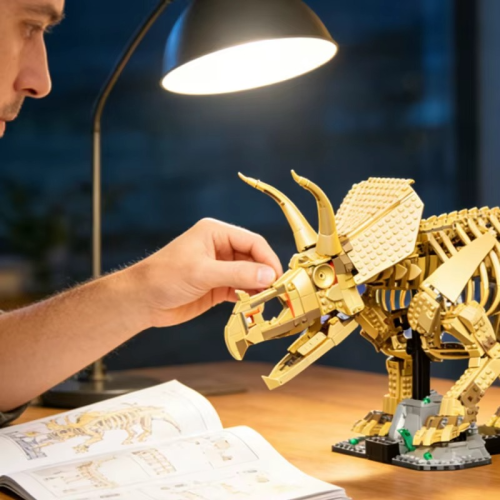 Szkielet Dinozaura Triceratops 2688 Elementów