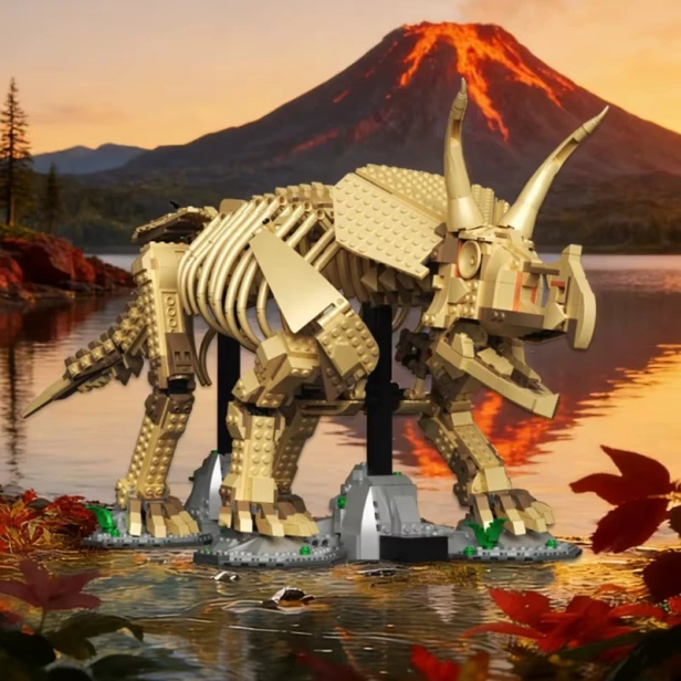 Szkielet Dinozaura Triceratops 2688 Elementów