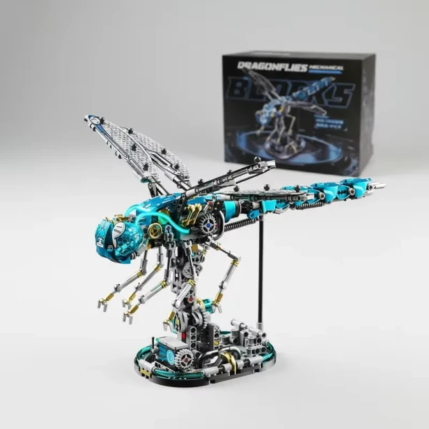 Zestaw Klocki Techniczne Techniczne Mechaniczna Ważka 866 Elementów