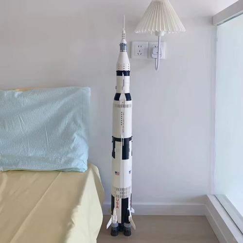 Zestaw Klocki Rakieta Kosmiczna Saturn V Apollo 1969 Elementów