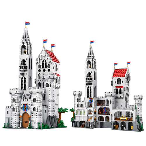 Klocki Zestaw Średniowieczny Zamek Królewski 3999 Elementów