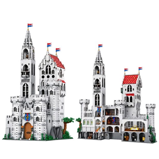 Klocki Zestaw Średniowieczny Zamek Królewski 3999 Elementów