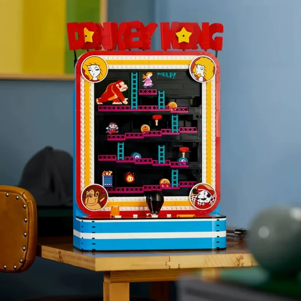 Klocki Automat Arcade Donkey Kong Retro 1371 Elementów