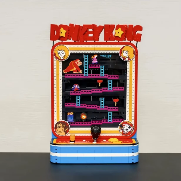 Klocki Automat Arcade Donkey Kong Retro 1371 Elementów