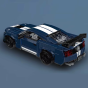 Klocki Zestaw Samochód FORD Mustang GT500 Shelby 1556 elementów