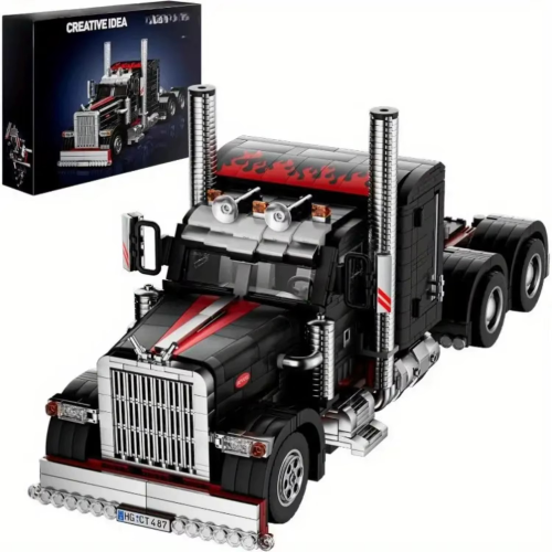 Klocki Zestaw Amerykański Trucker Ciężarówka 1814 elementów