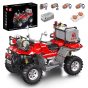Klocki Zestaw Mould King 23003 Quad ATV Strażacki RC 2100 Elementów