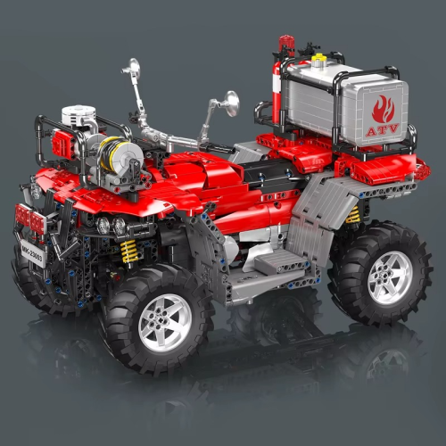 Klocki Zestaw Mould King 23003 Quad ATV Strażacki RC 2100 Elementów