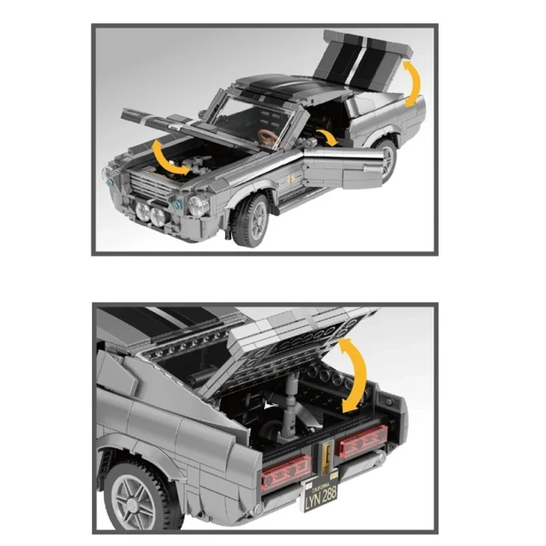 Zestaw klocków konstrukcyjnych Ford Mustang Shelby GT500 925 elementów
